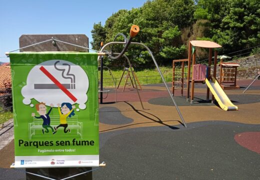 Neda pretende contar con catro áreas infantís dentro da Rede galega de parques sen fume